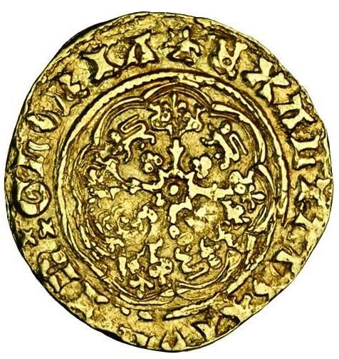 ¼ Noble - Richard II type IIIA