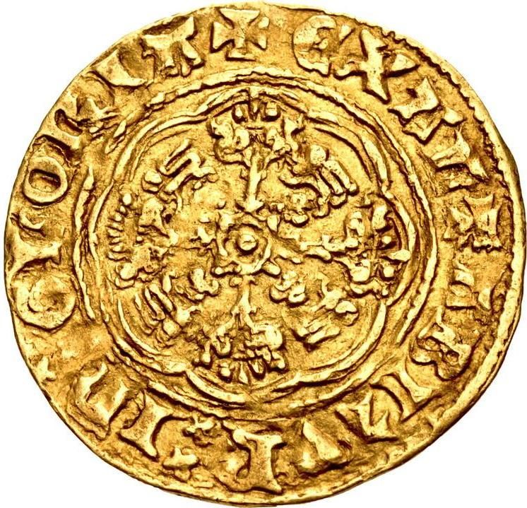 ¼ Noble - Richard II type IVA