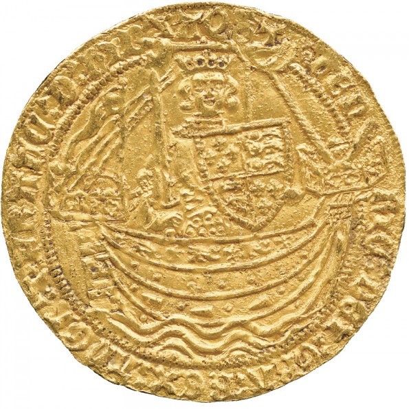 1 Noble - Henry IV Heavy coinage; Calais obverse