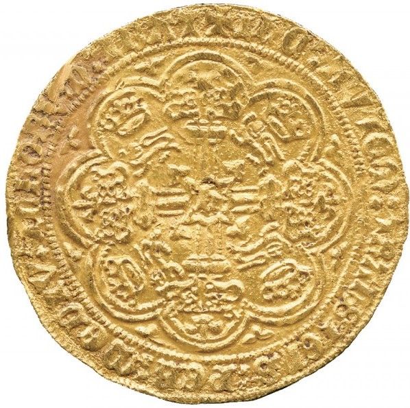 1 Noble - Henry IV Heavy coinage; Calais