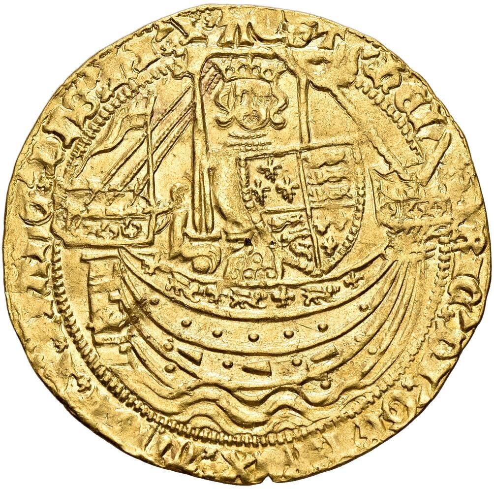 1 Noble - Henry IV Heavy coinage; Calais obverse
