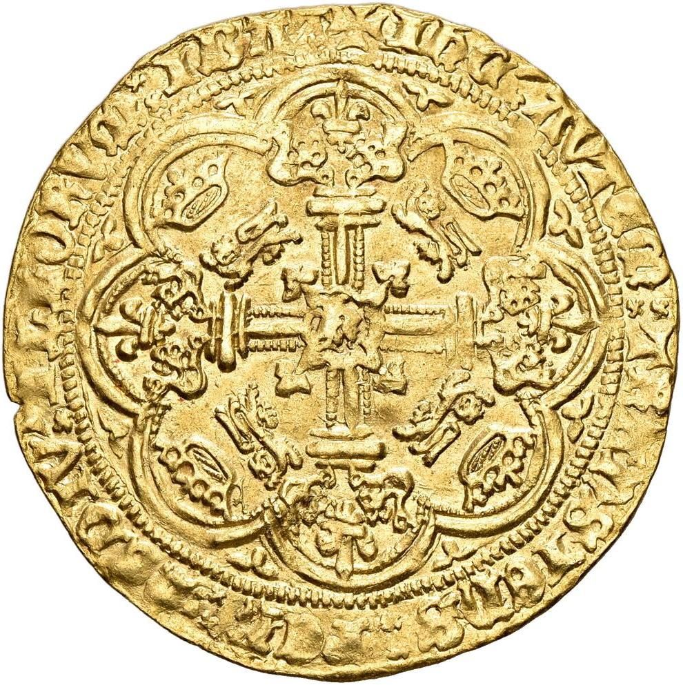 1 Noble - Henry IV Heavy coinage; Calais
