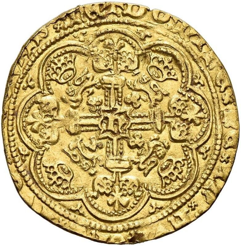 ½ Noble - Henry IV Heavy coinage; London