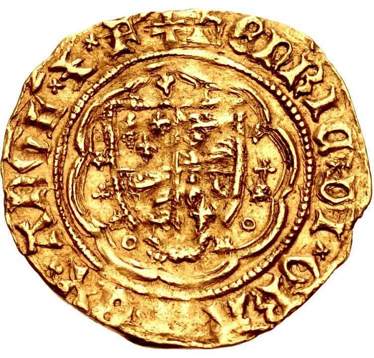 ¼ Noble - Henry IV Light coinage; London obverse