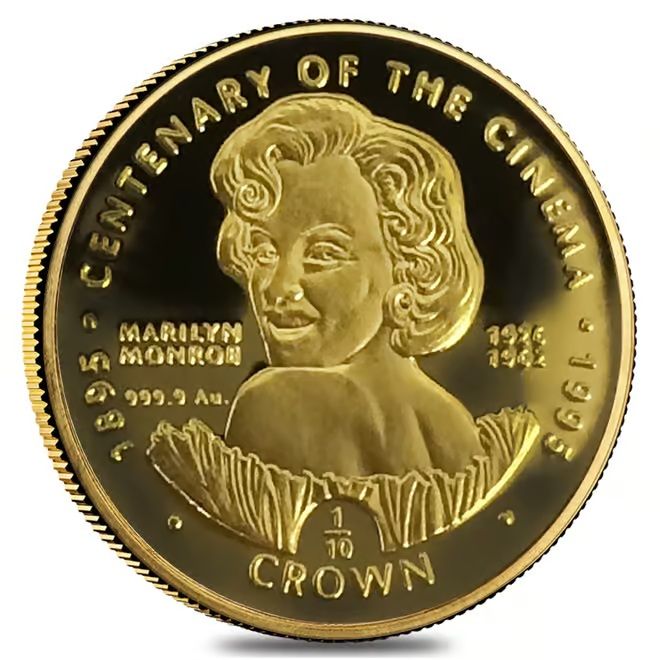 Gibraltar ⅒ Crown - Elizabeth II Marilyn Monroe reverse