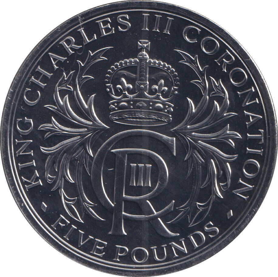 Jersey 5 Pounds - Charles III Coronation reverse