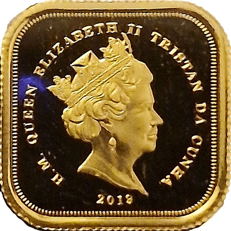 Tristan da Cunha ¼ Sovereign - Elizabeth II Britannia obverse