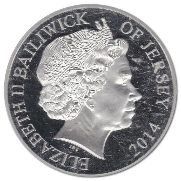 Jersey 10 Pounds - Elizabeth II Great War obverse