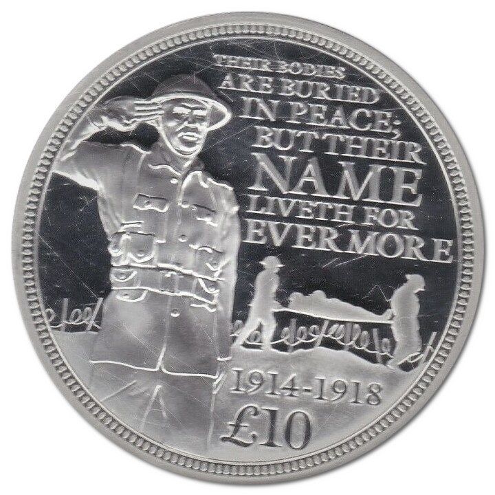 Jersey 10 Pounds - Elizabeth II Great War