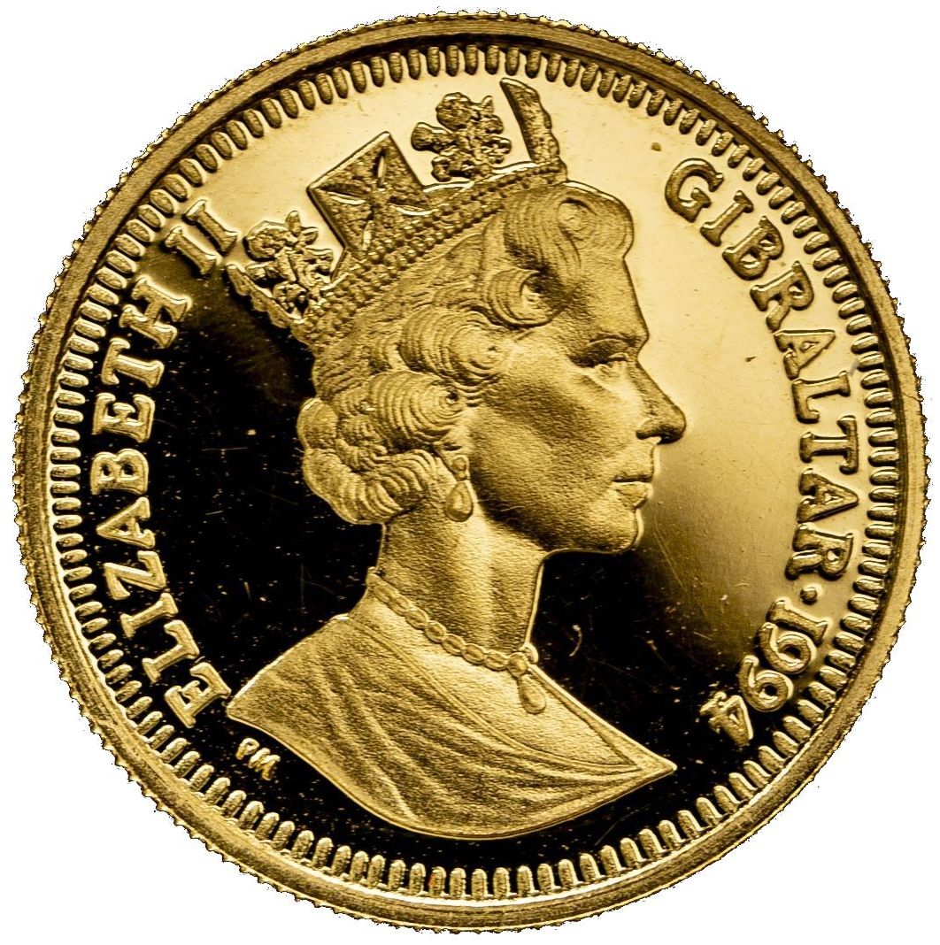 Gibraltar ⅒ Crown - Elizabeth II The Tale of Peter Rabbit; Gold Proof