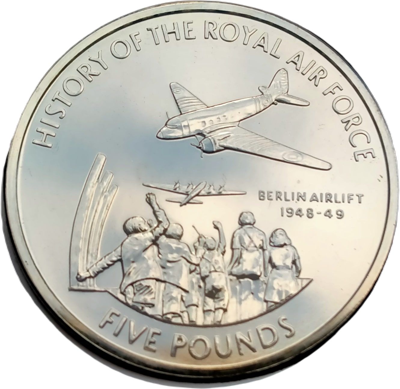 Guernsey 5 Pounds - Elizabeth II Berlin Airlift