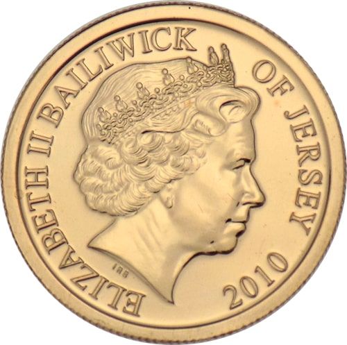Jersey 1 Sovereign - Elizabeth II Restoration of Monarchy obverse