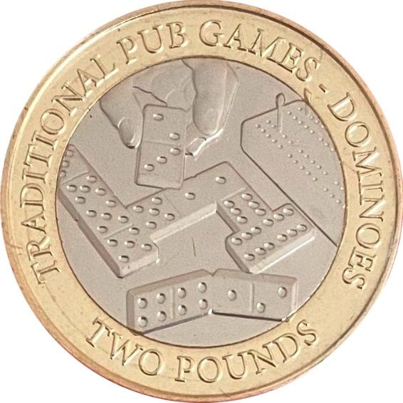 Jersey 2 Pounds - Charles III Dominoes