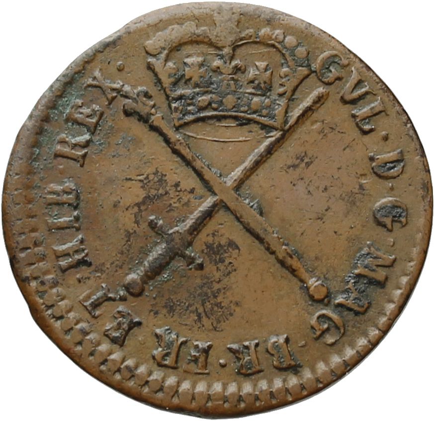 Scotland 1 Bodle - William II Type II obverse