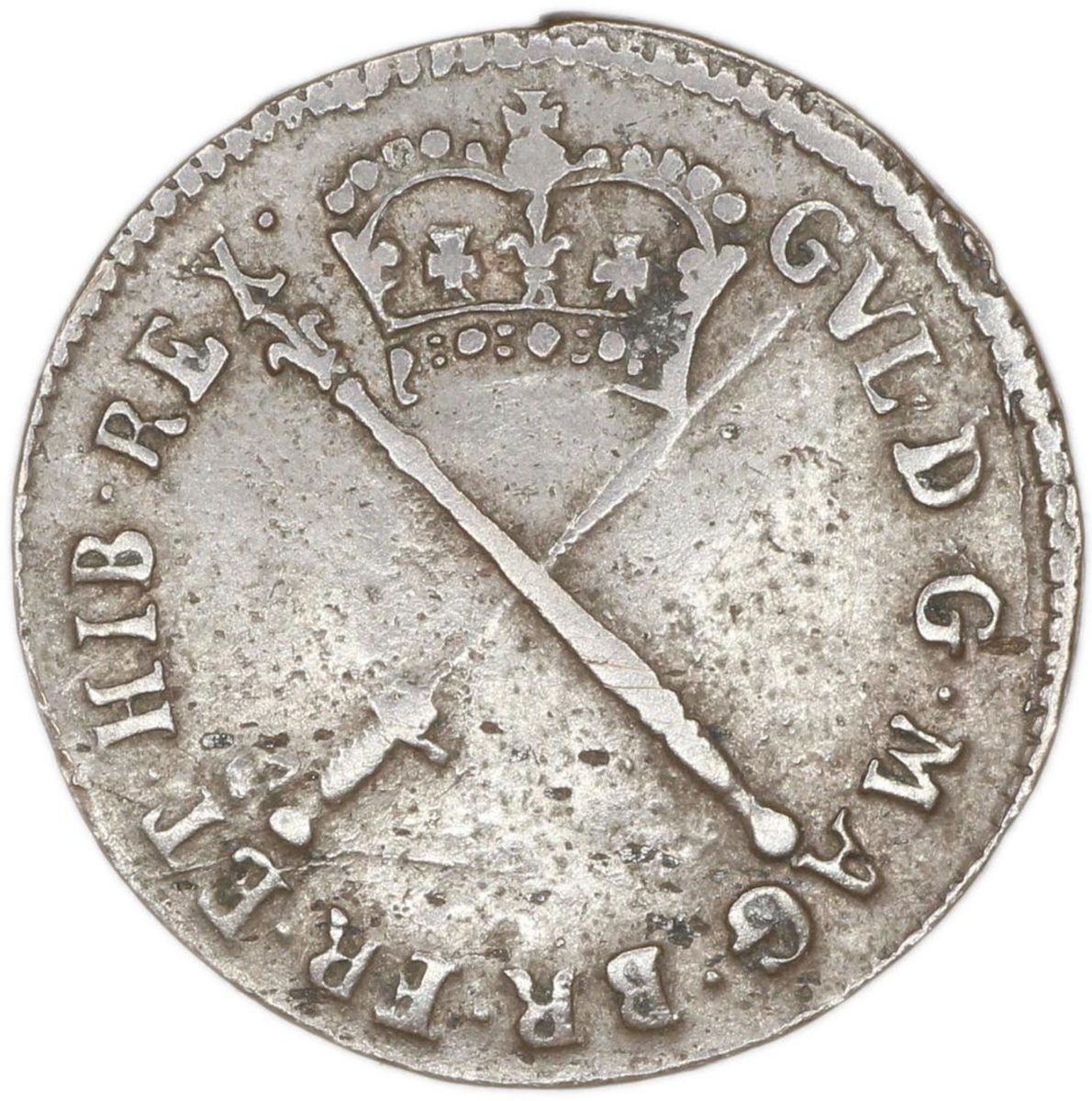 Scotland 1 Bodle - William II Type II obverse
