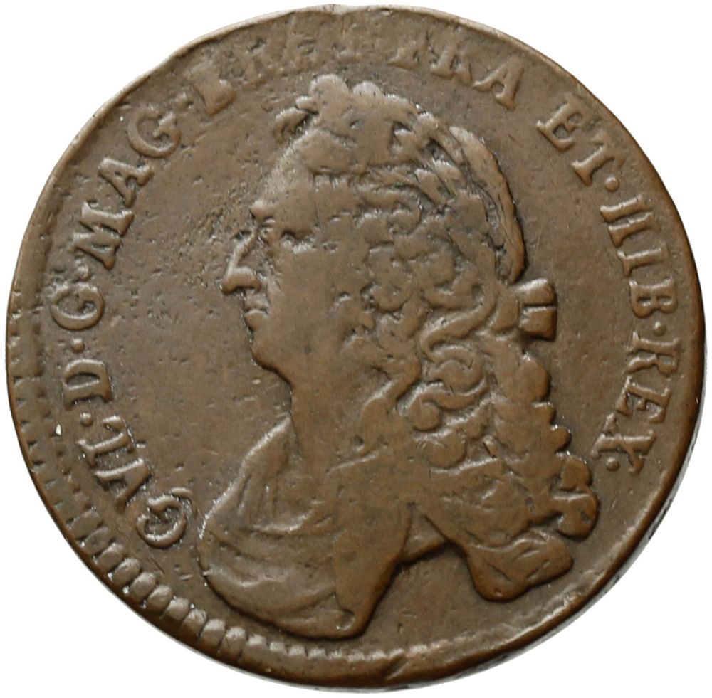 Scotland 1 Bawbee - William II obverse
