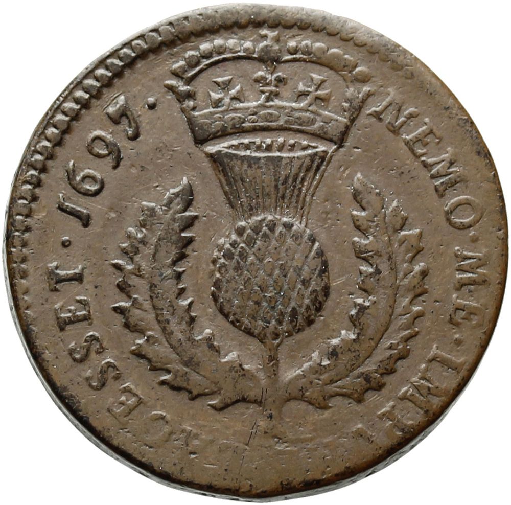 Scotland 1 Bawbee - William II
