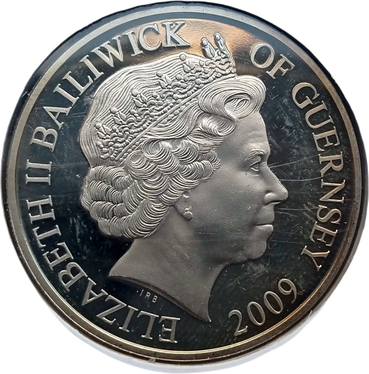 Guernsey 5 Pounds - Elizabeth II Endurance obverse