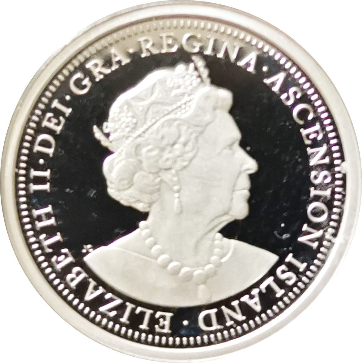 Ascension Island 2 Pence - Elizabeth II Platinum Jubilee; Maundy Money obverse