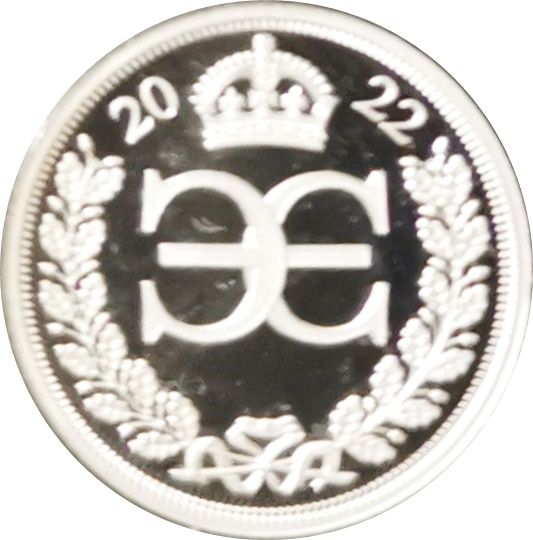 Ascension Island 2 Pence - Elizabeth II Platinum Jubilee; Maundy Money reverse
