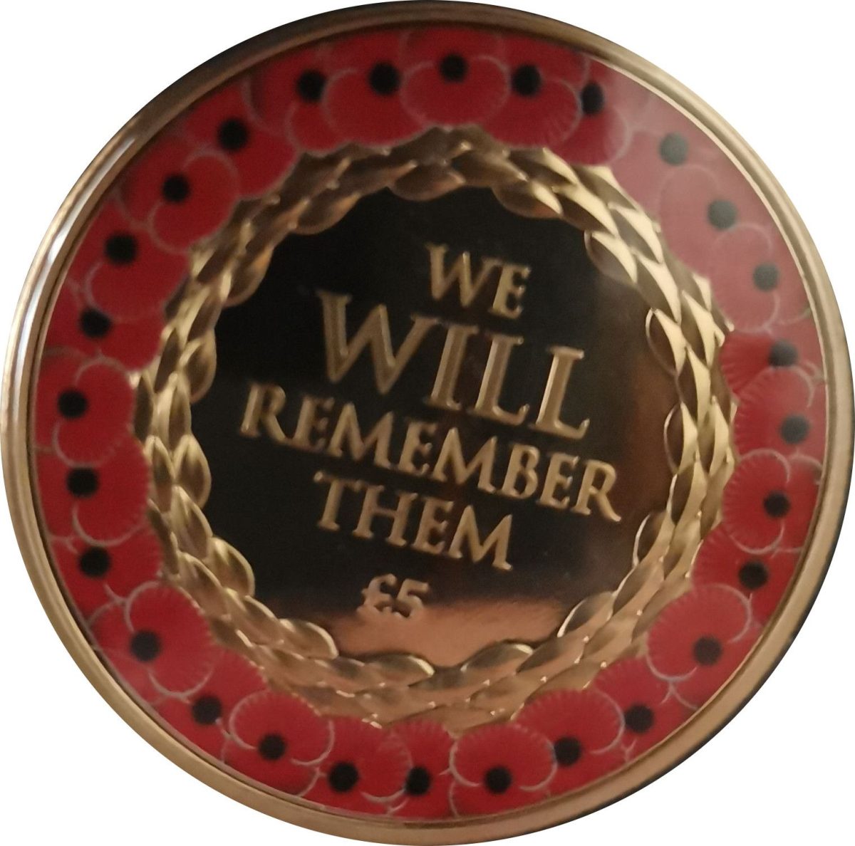 Jersey 5 Pounds - Elizabeth II Remembrance Day 2019 reverse