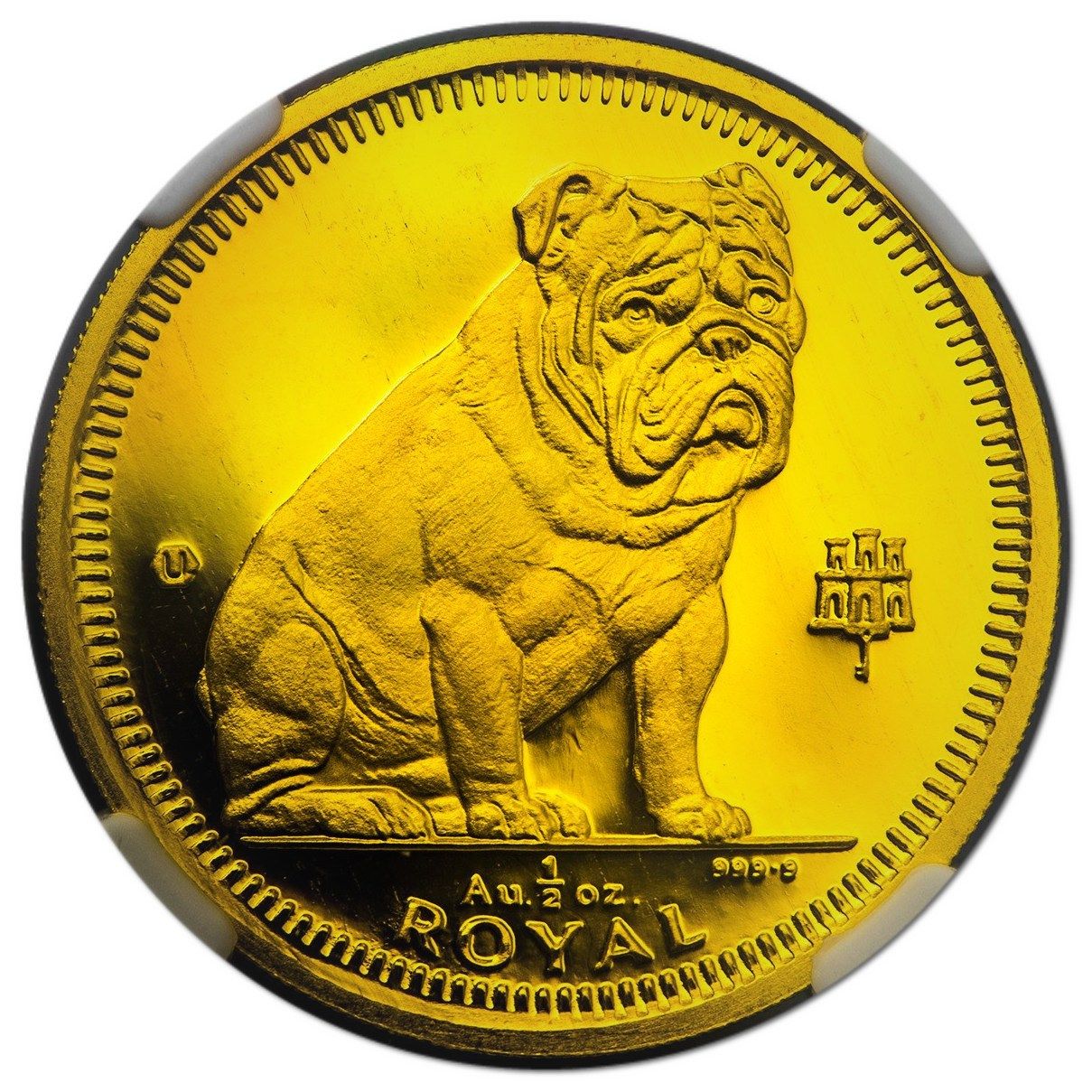 Gibraltar ½ Royal - Elizabeth II Bulldog
