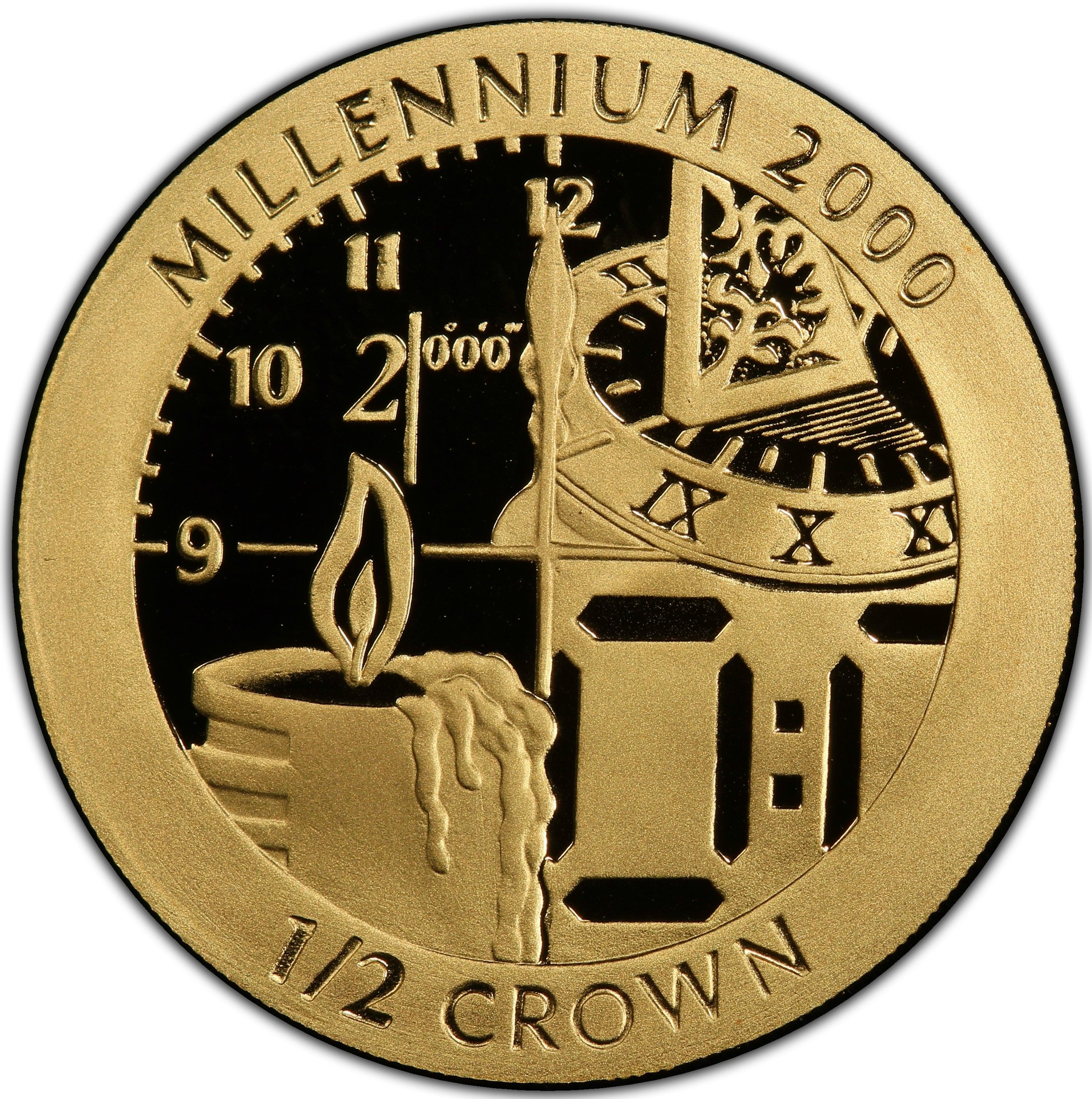 Gibraltar ½ Crown - Elizabeth II Millennium