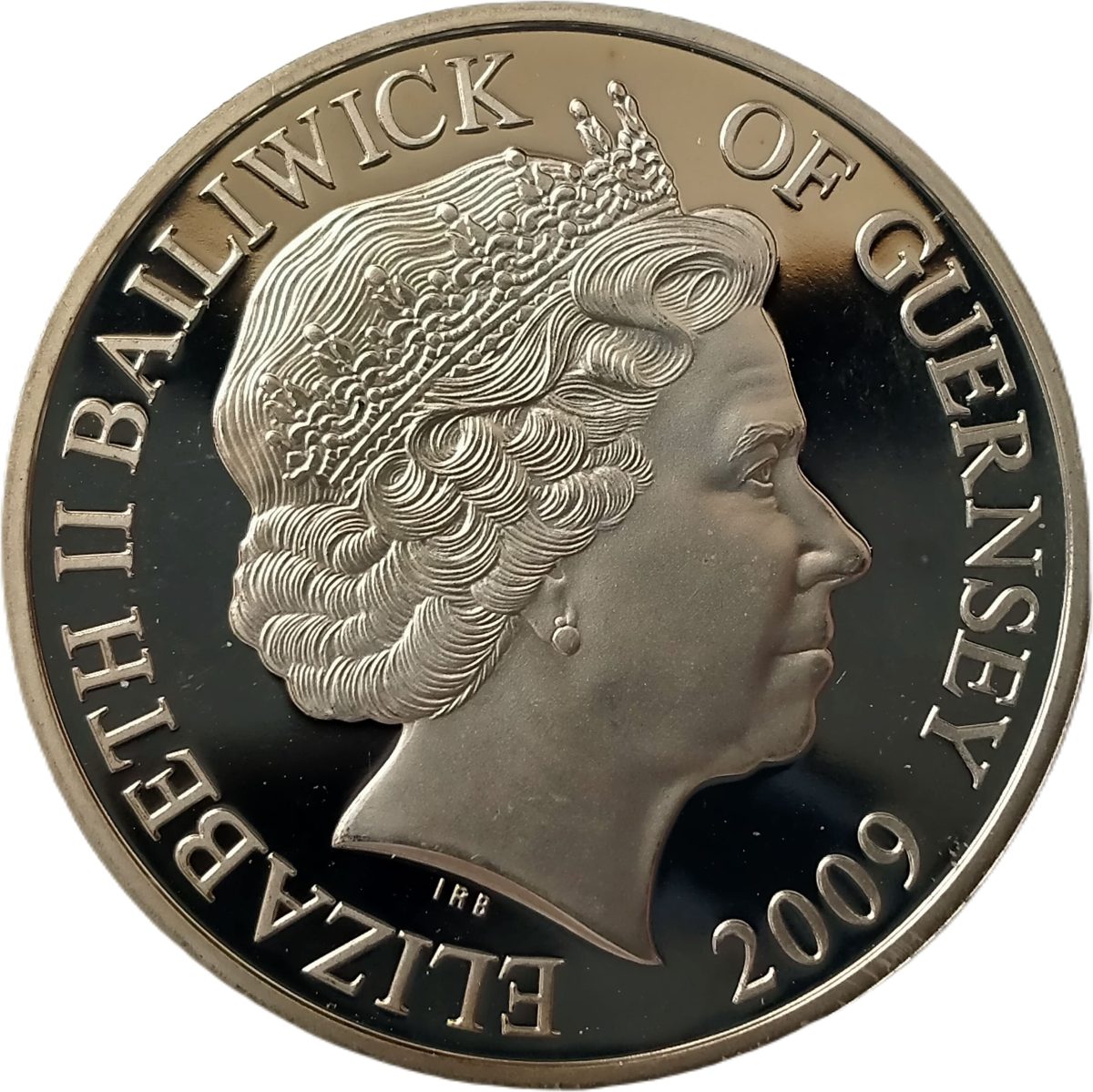 Guernsey 5 Pounds - Elizabeth II Cutty Sark obverse