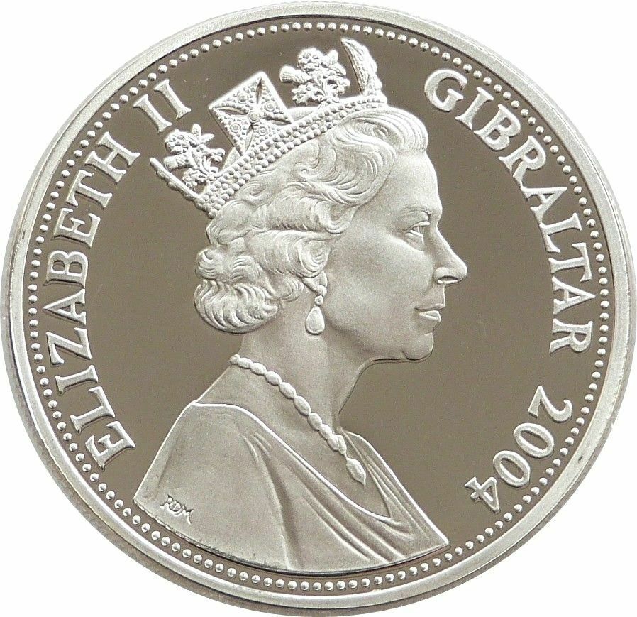 Gibraltar 5 Pounds - Elizabeth II Battle of El Alamein obverse