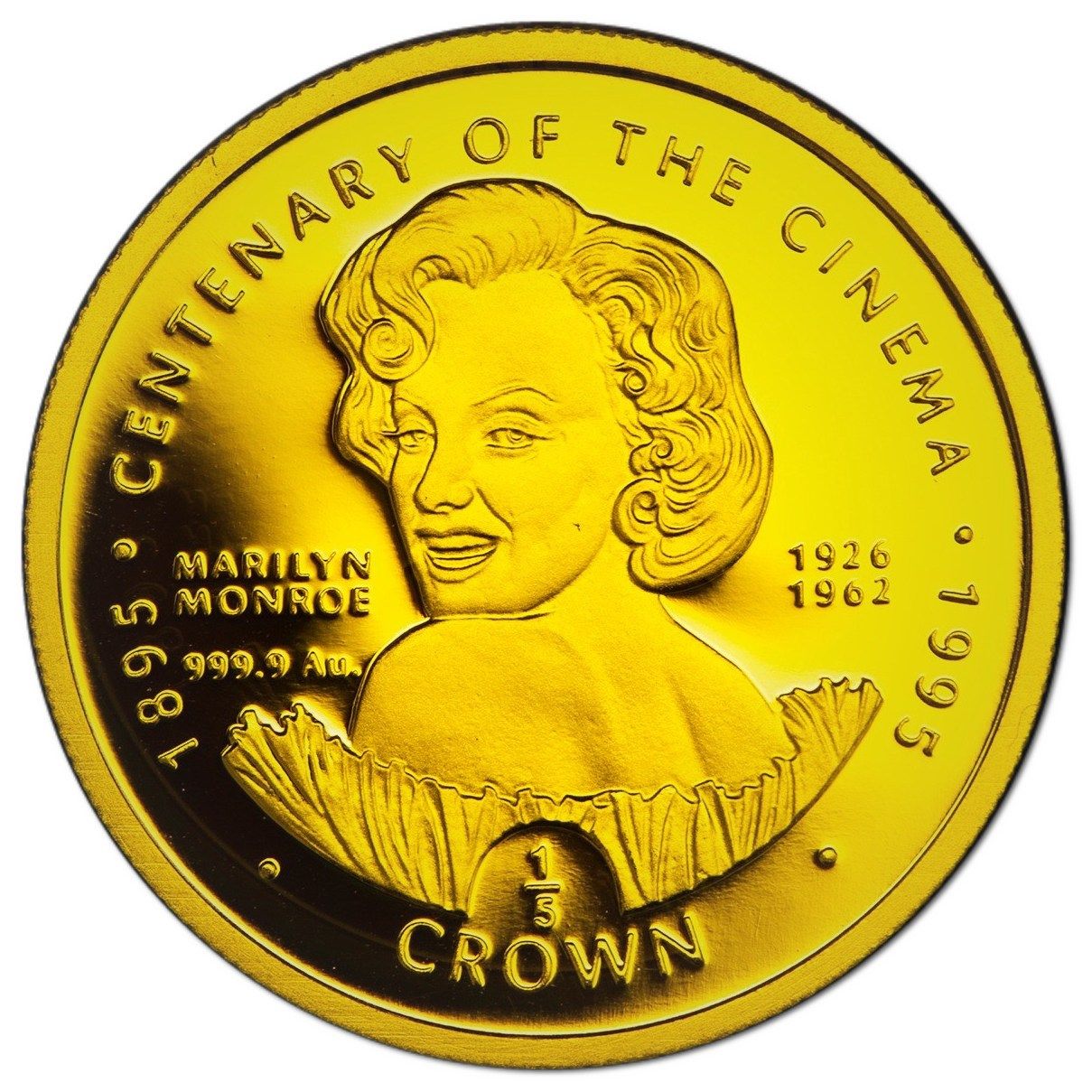 Gibraltar ⅕ Crown - Elizabeth II Marilyn Monroe reverse