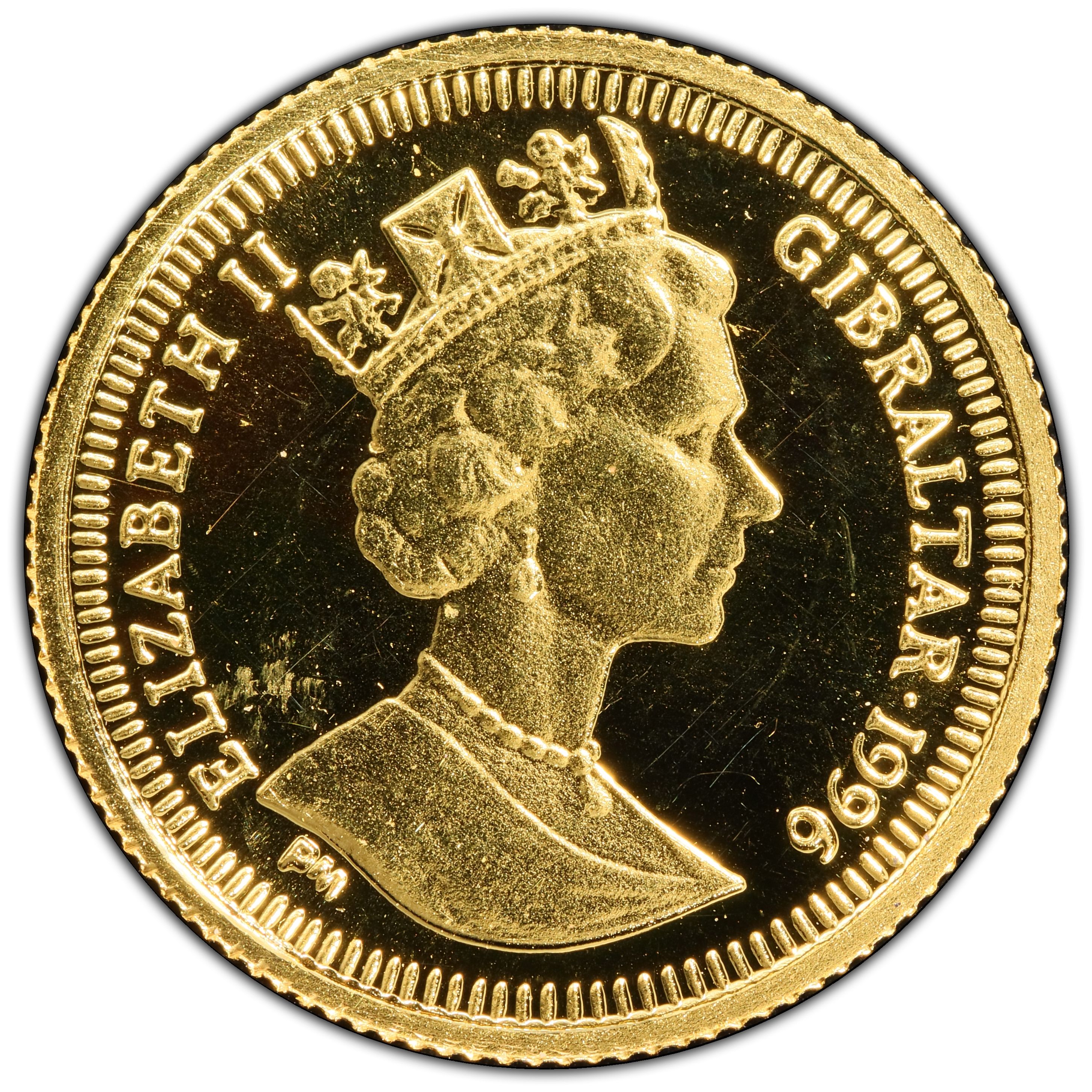 Gibraltar 1/25 Crown - Elizabeth II Marilyn Monroe obverse