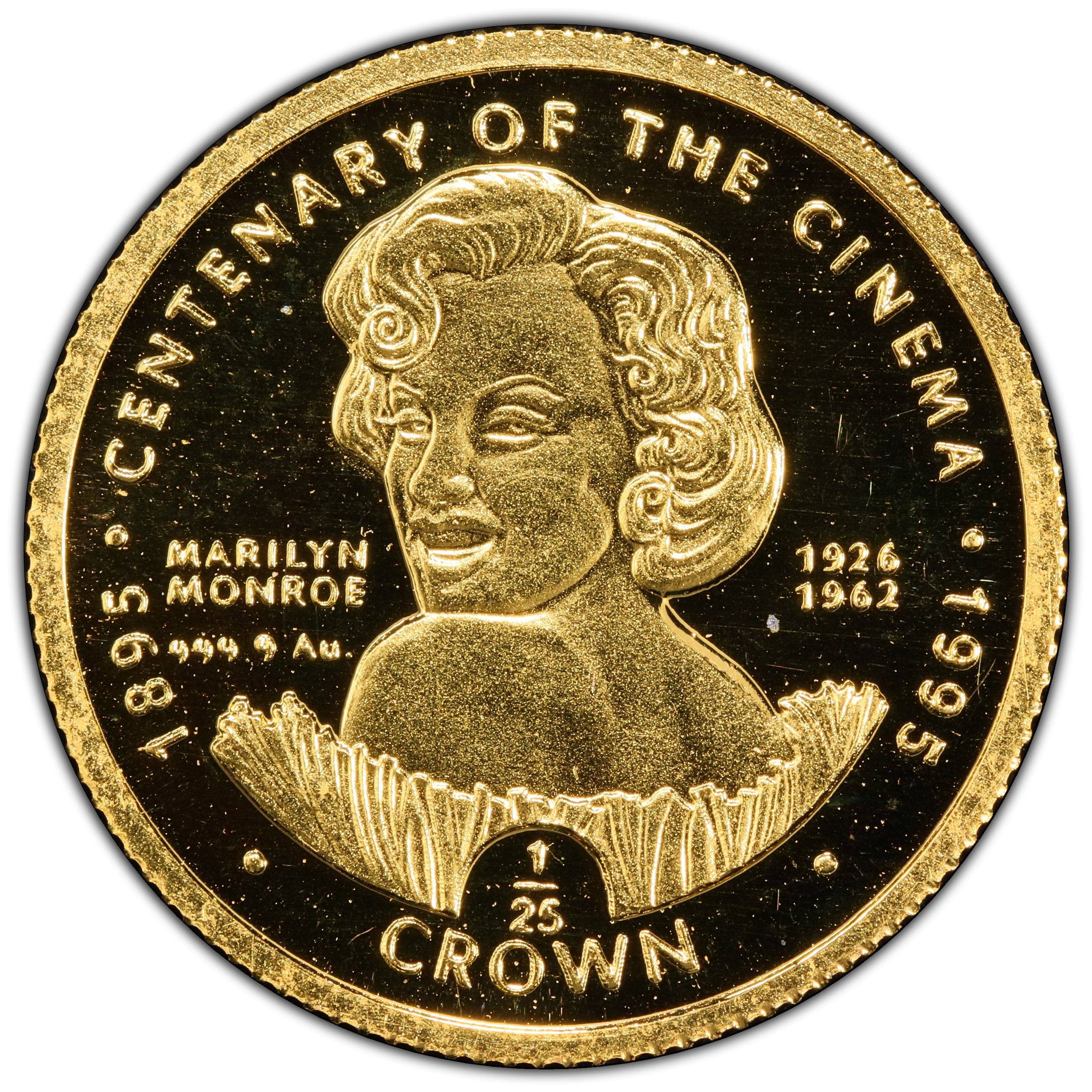 Gibraltar 1/25 Crown - Elizabeth II Marilyn Monroe reverse