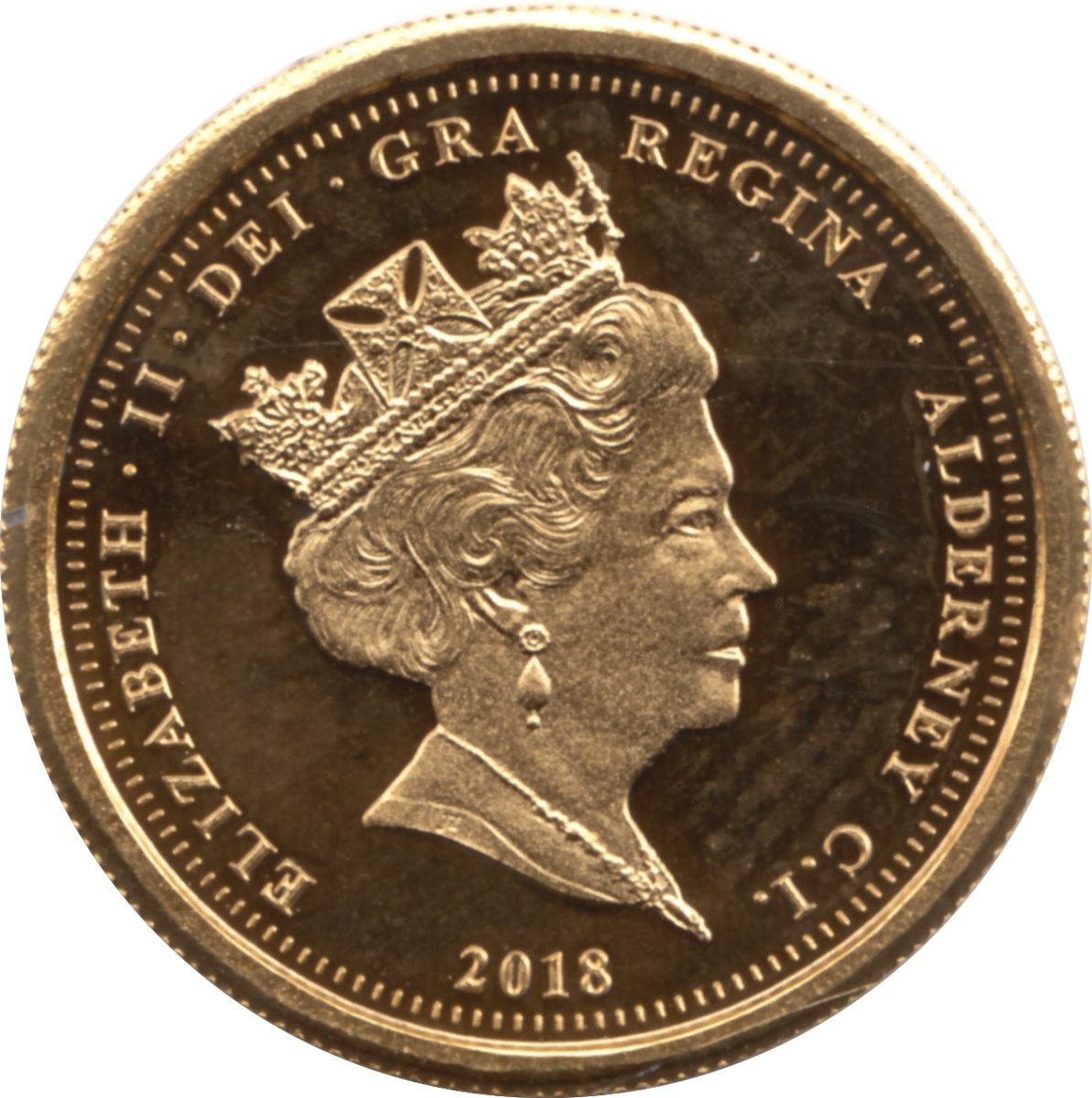 Alderney 25 Pence - Elizabeth II Remembrance Day obverse