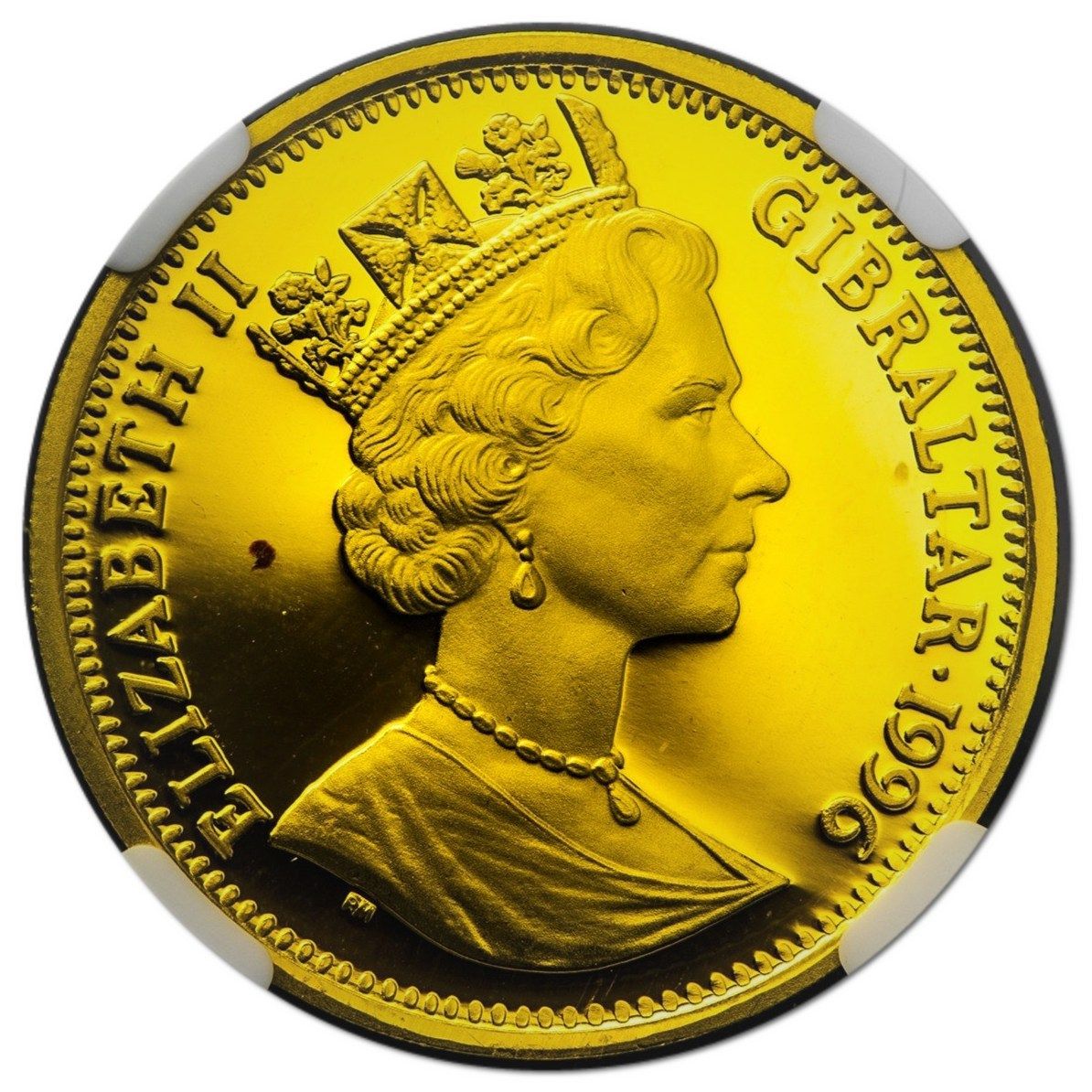Gibraltar ⅕ Crown - Elizabeth II Gone with the Wind obverse