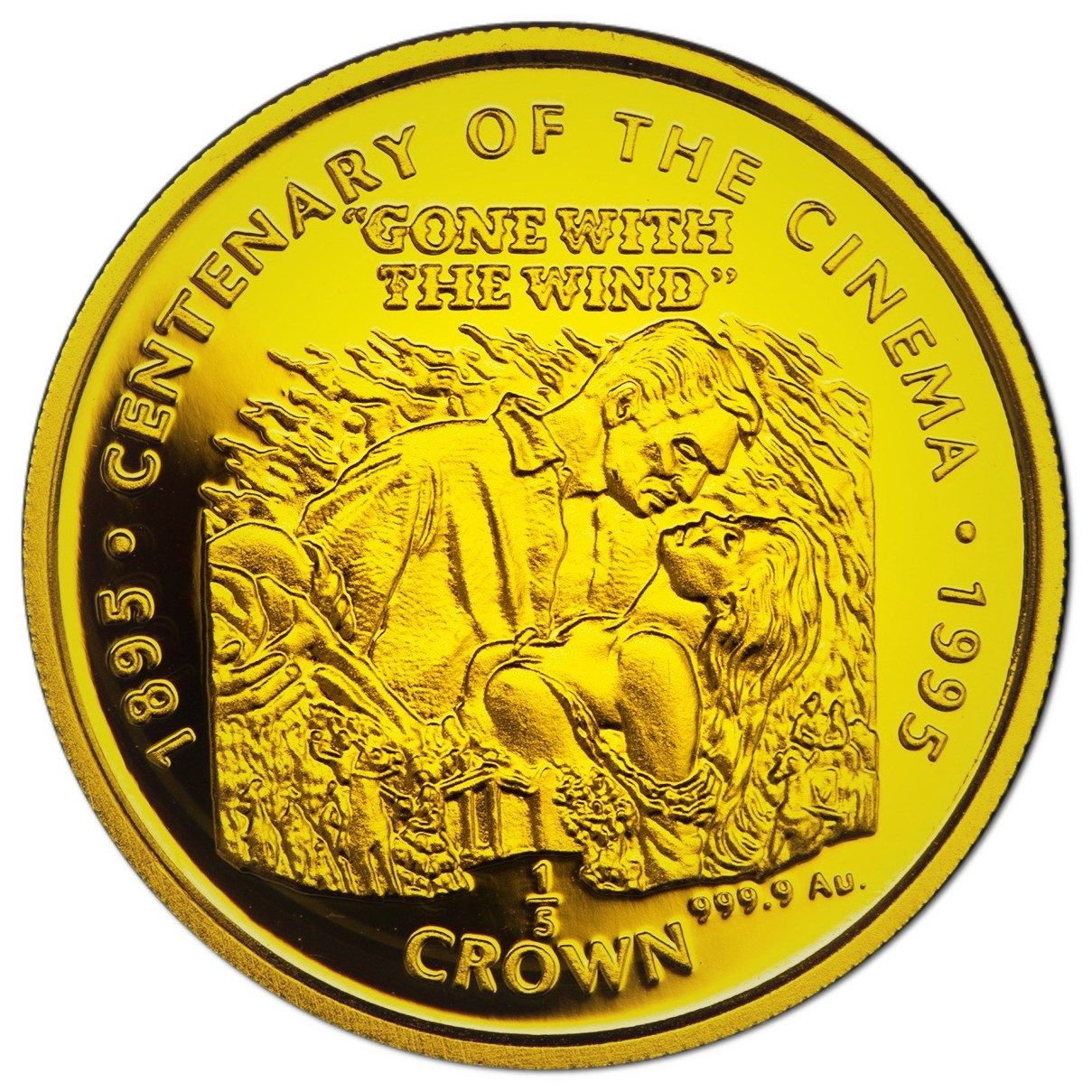 Gibraltar ⅕ Crown - Elizabeth II Gone with the Wind reverse