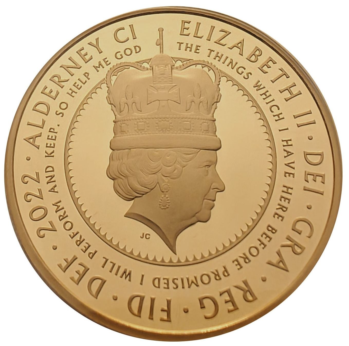 Alderney 200 Pounds - Elizabeth II Platinum Jubilee - Queen on throne