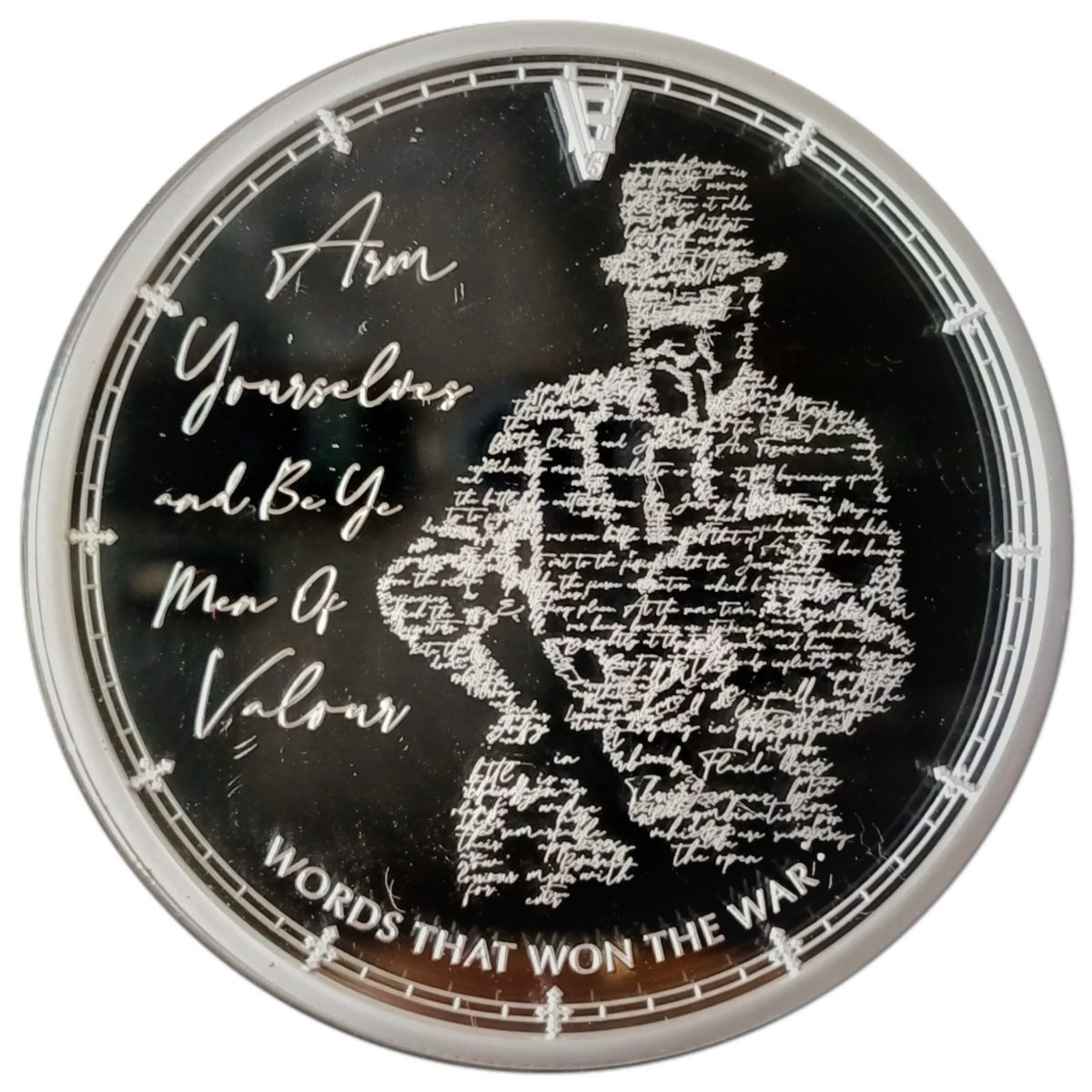Alderney 50 Pence - Elizabeth II VE-Day - Men of Valour