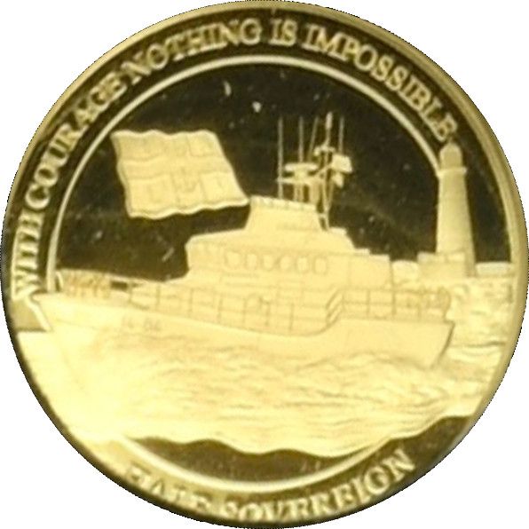 Alderney ½ Sovereign - Elizabeth II RNLI; Roy Barker I
