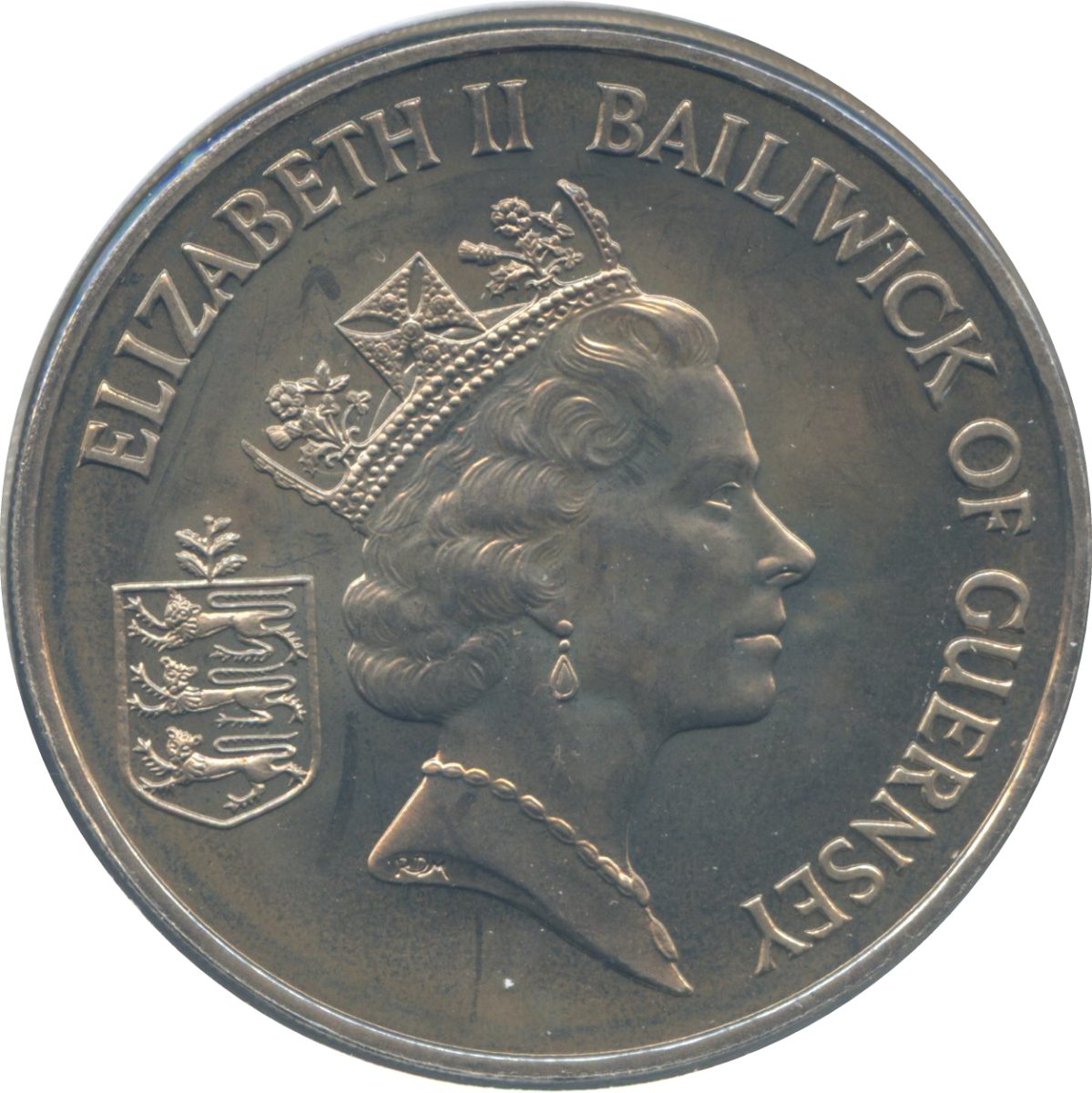 Guernsey 2 Pounds - Elizabeth II Commonwealth Games obverse