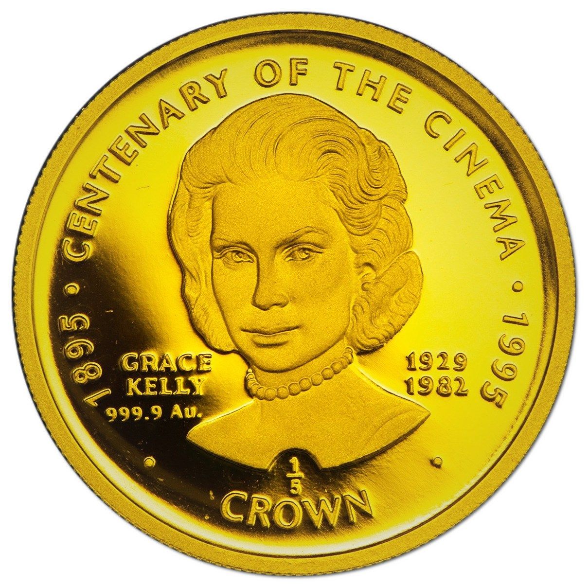 Gibraltar ⅕ Crown - Elizabeth II Grace Kelly reverse