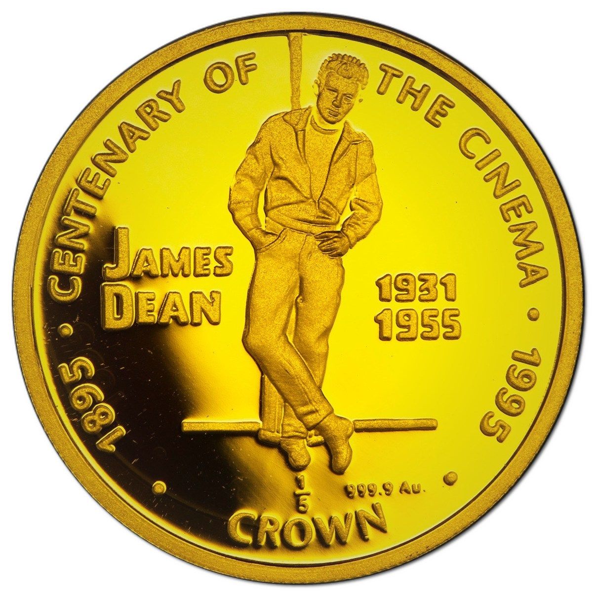 Gibraltar ⅕ Crown - Elizabeth II James Dean reverse