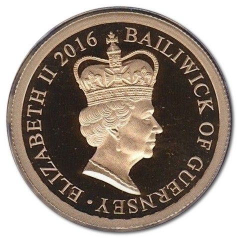 Guernsey 1 Pound - Elizabeth II 90th Birthday of Queen Elizabeth II obverse