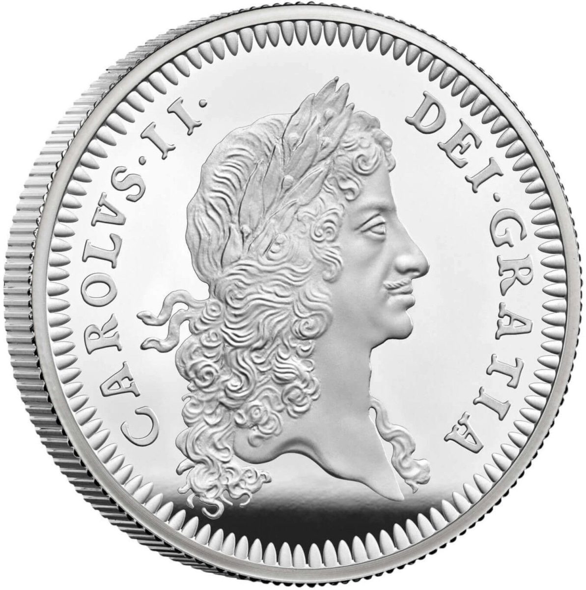 5 Pounds - Charles III Charles II; Silver Proof obverse