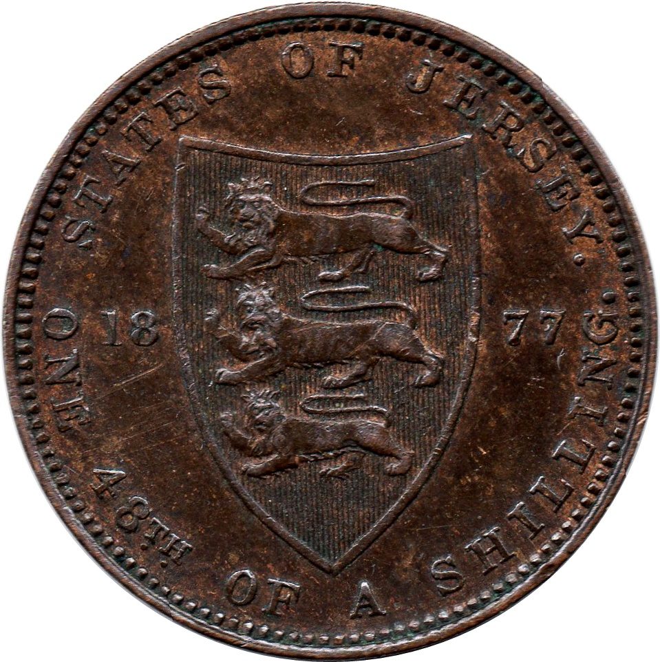 Jersey 1/48 Shilling - Victoria reverse