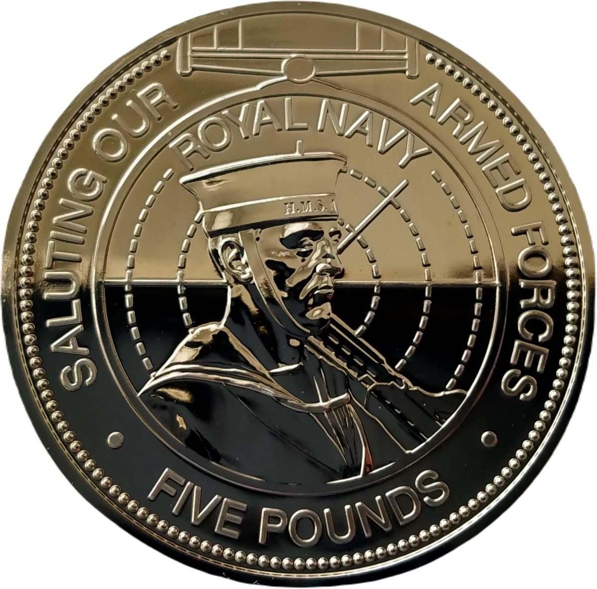 Guernsey 5 Pounds - Elizabeth II Royal Navy