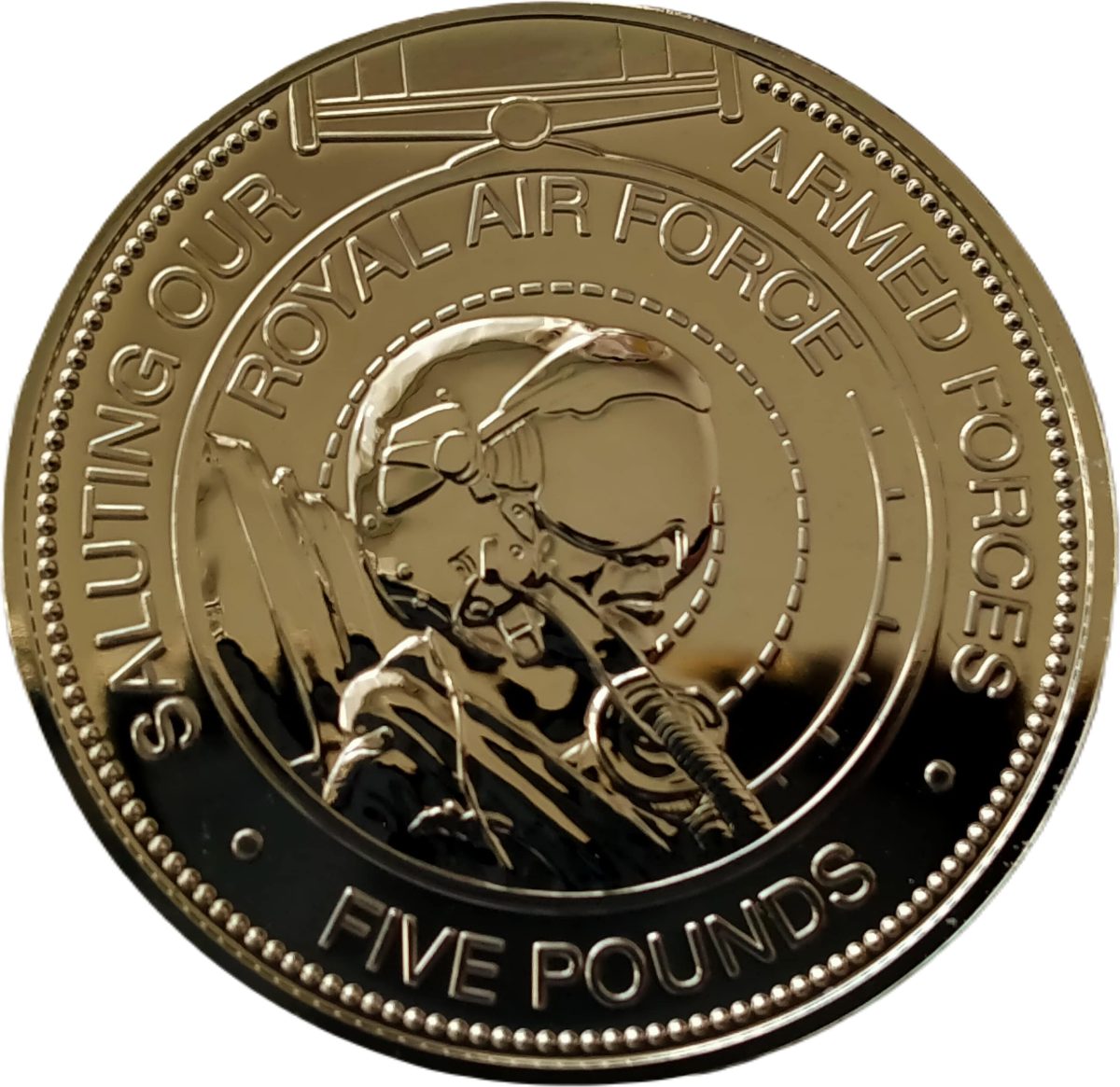 Guernsey 5 Pounds - Elizabeth II Royal Air Force