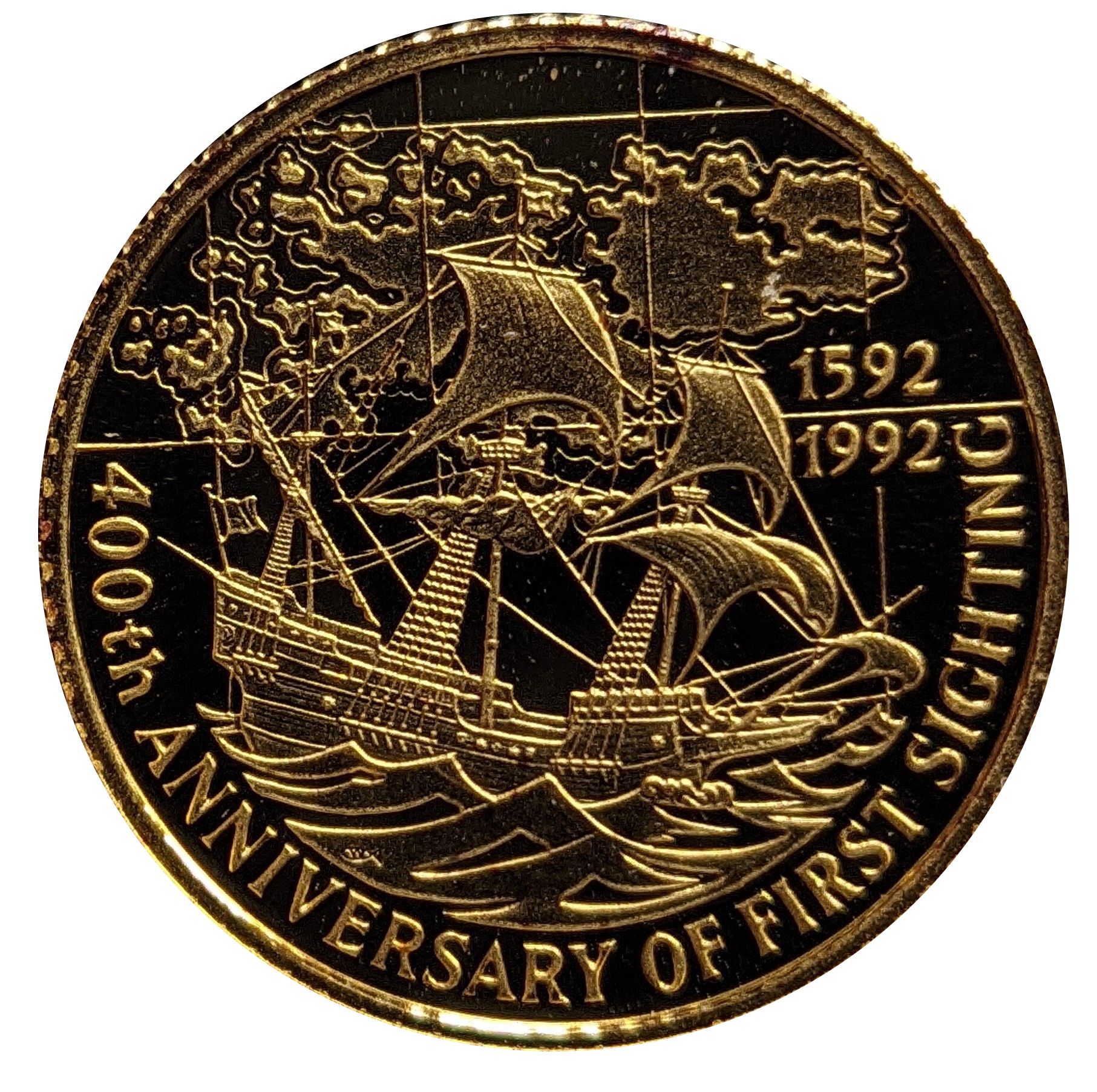 Falkland Islands 10 Pounds - Elizabeth II - Ship Desire