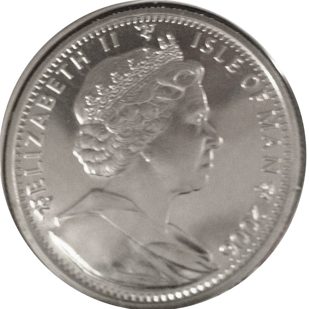 Isle of Man 1 Crown - Elizabeth II 2006 FIFA World Cup Germany obverse