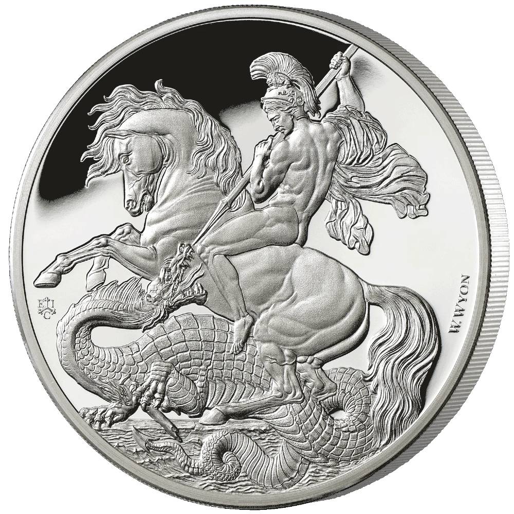 Saint Helena 1 Pound - Charles III St. George and the Dragon