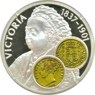 Falkland Islands 50 Pence - Elizabeth II Queen Victoria reverse